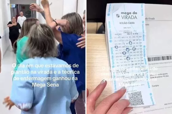 Mulher comemora “vitória” na Mega da Virada, mas números estavam em jogos diferentes