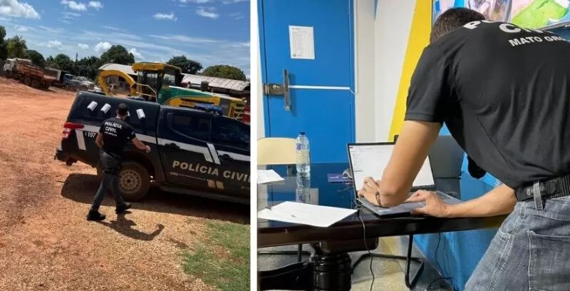 Operação mira 5 ex-servidores por apagar computadores de prefeitura em MT