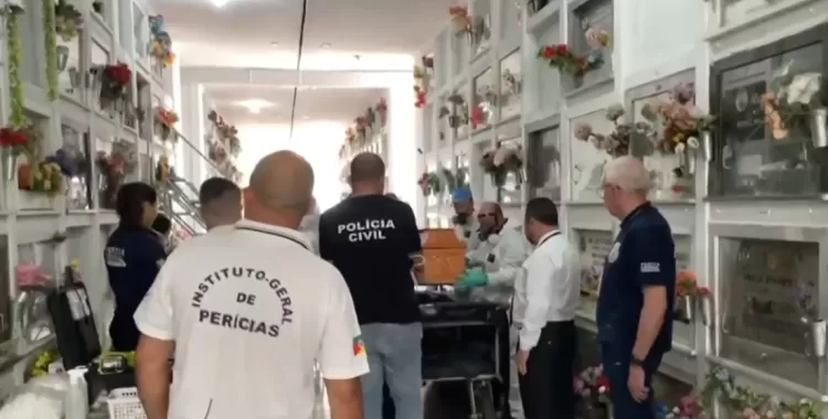 Bolo envenenado: exumação de corpo do sogro da suspeita indica arsênio