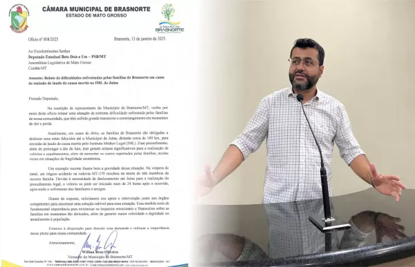 Vereador busca apoio de deputados para solucionar problemas enfrentados por famílias de Brasnorte