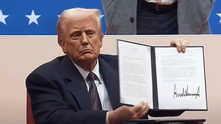 As ações executivas de Trump no primeiro dia do segundo mandato