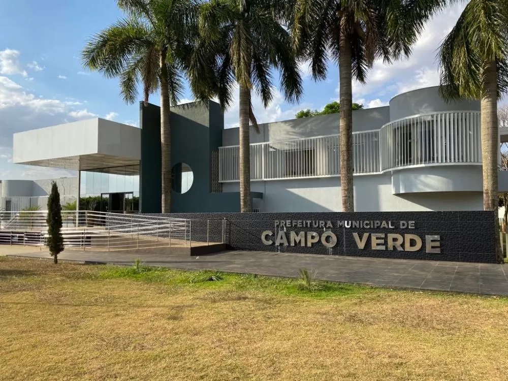 Prefeitura de Campo Verde abre processo seletivo com salários de até R$ 20 mil