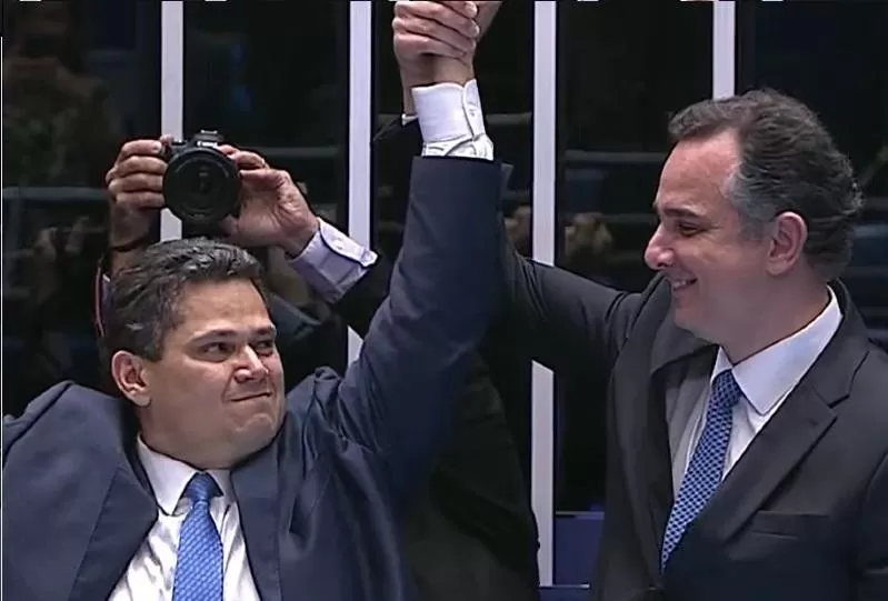 Com 73 votos, Davi Alcolumbre do União Brasil é eleito presidente do Senado