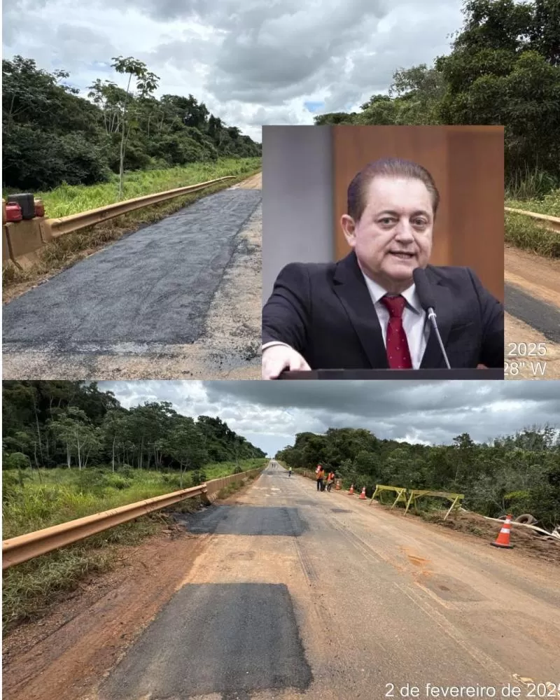 Depois de reivindicações ao Deputado Sebastião Rezende e Sinfra, MT 235 recebe tapa buracos