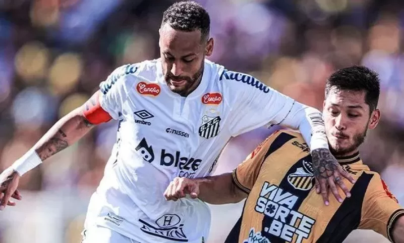 Com Neymar apagado, Santos e Novorizontino empatam pelo Paulistão