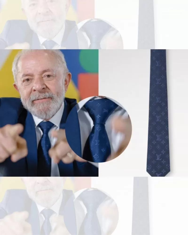 Luxo, discurso e contradição: a gravata de R$1,6 mil do 'Pai dos Pobres'