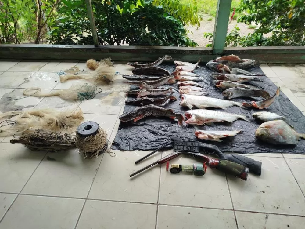 Batalhão Ambiental da PM prende dono de restaurante e apreende cerca de 50 quilos de pescado irregular