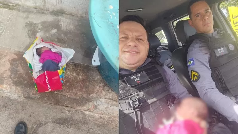 Mãe que abandonou filha recém-nascida dentro de sacola é presa