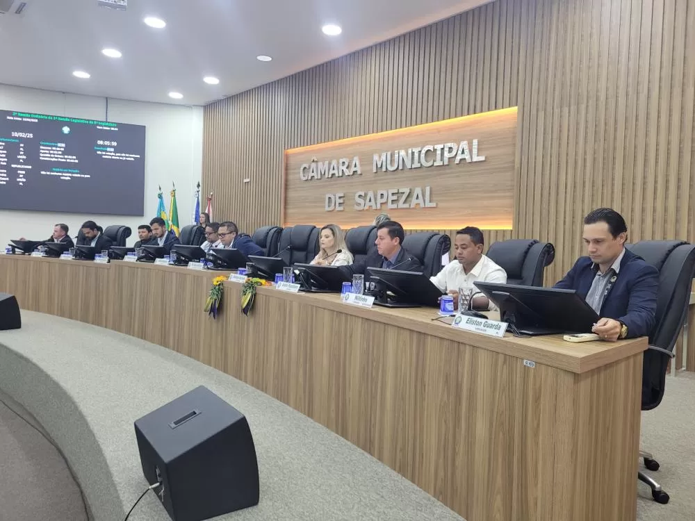 Câmara Municipal de Sapezal realiza Sessão Ordinária com aprovação de importantes matérias legislativas