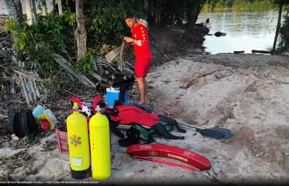 Banhista é resgatado após perder amigo e ficar dois dias agarrado a galho em rio de MT
