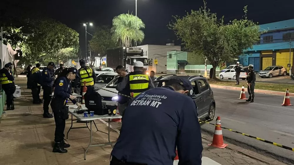  Operações Lei Seca resultam em 17 prisões e 61 autuações em Cuiabá