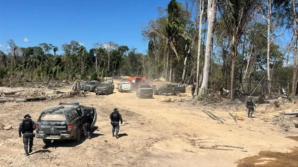 Forças de segurança desarticulam garimpo ilegal em Paranaíta