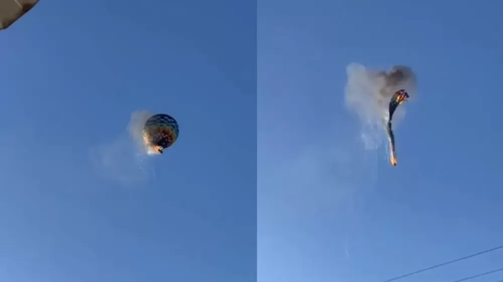 Queda de balão em SC: polícia já tem principal linha de investigação