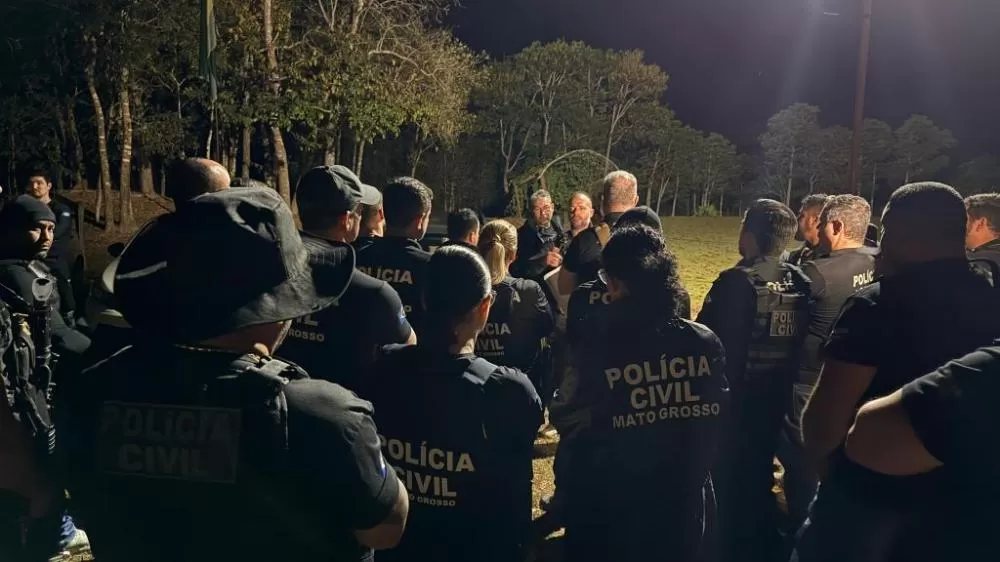 Polícia Civil cumpre 58 ordens judiciais contra facções criminosas em Rosário Oeste