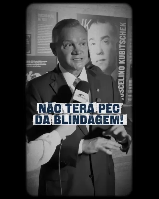 Antes favorável, senador Fagundes 'comemora' derrubada da PEC da Blindagem