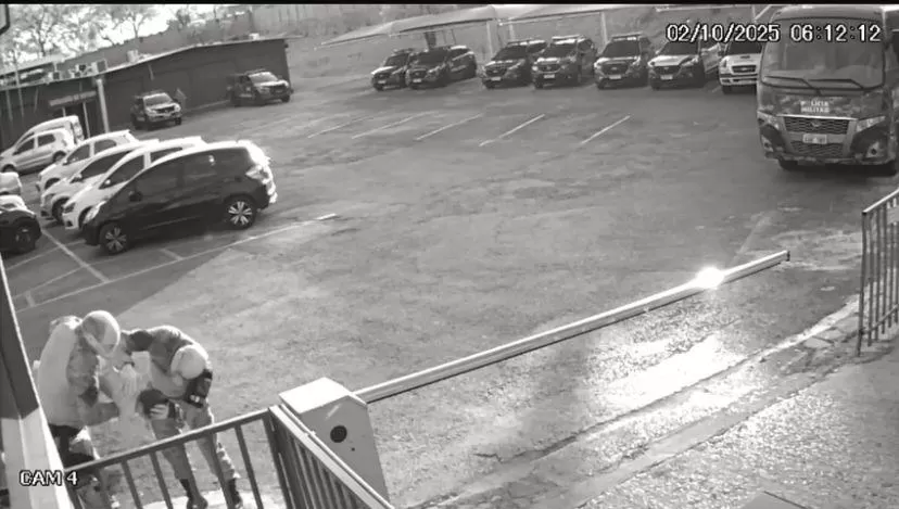 Policiais militares salvam criança engasgada no Batalhão Rotam em Cuiabá