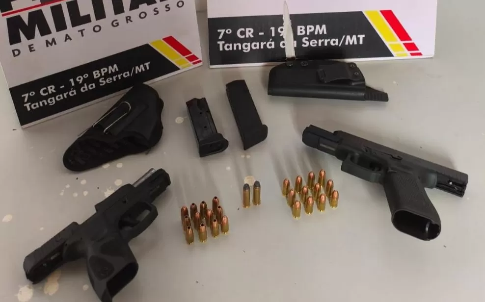 PM apreende armas e prende homem embriagado que atropelou e matou motociclista