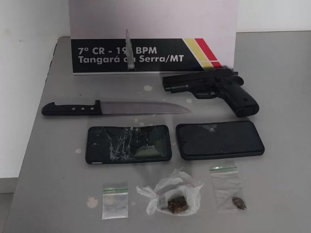 Polícia Militar intercepta roubo à residência e prende dois em Tangará da Serra