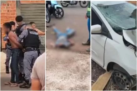 Criminoso furta carro, mata mulher e fere filho perto de creche