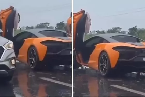 Motorista bate McLaren na Estrada de Chapada