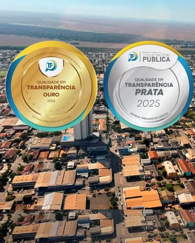 Câmara de Vereadores de Campo Novo do Parecis recebe Selo Ouro e Prefeitura Selo Prata em transparência pública