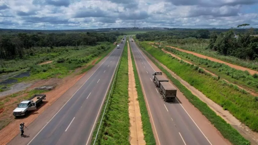 Com entrega de +130 km de pista nova, BR-163 chega a 230km de duplicação em 2 anos
