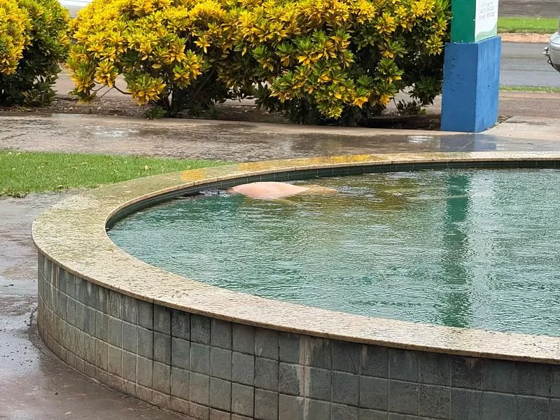Corpo é encontrado boiando em chafariz de praça de Lucas do Rio Verde