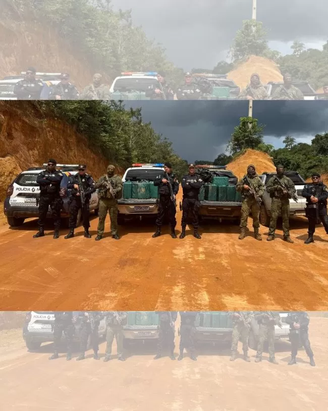 Forças de segurança apreendem mais de 540 quilos de cocaína e prende dois na fronteira