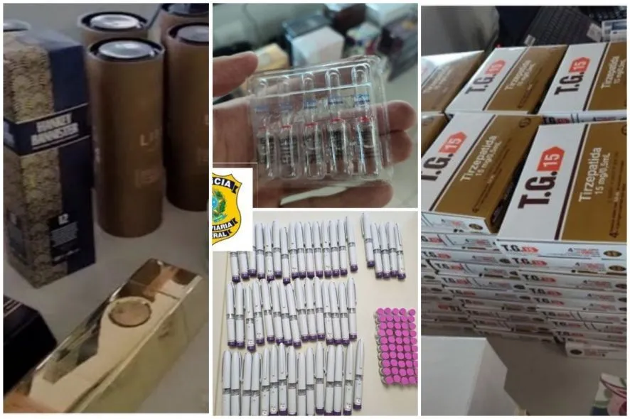 PF mira contrabandista de canetas emagrecedoras em Cuiabá