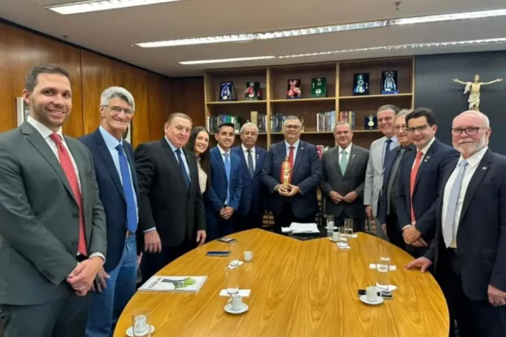 Ministro recebeu parlamentares de MT para tratar de divisão com o Pará. – Foto: Assessoria