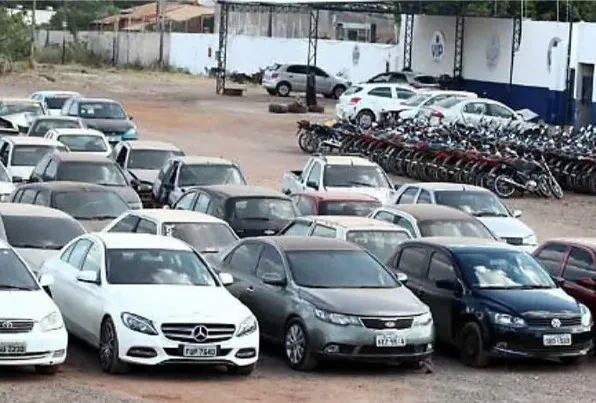 Leilão em Várzea Grande tem BMW a R$ 45 mil e motos a partir de R$ 1,4 mil