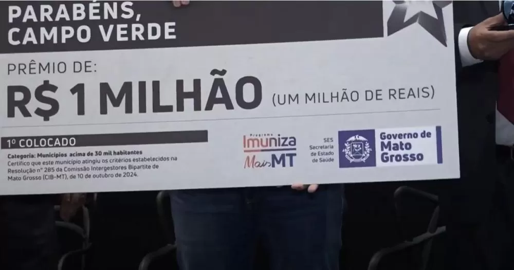Governo do Estado premia os municípios que mais vacinaram em 2024 com R$6,4 milhões